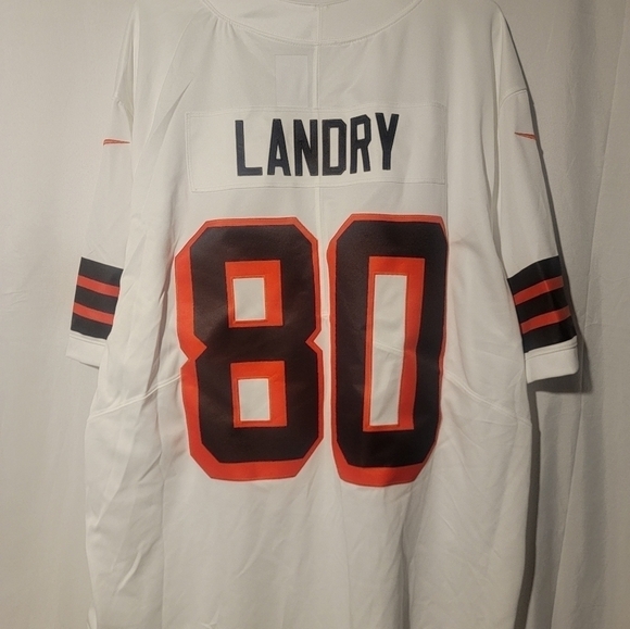Jarvis Laundry #80 Cleveland Browns  On-Field NFL Jersey White Size 3XL - Picture 4 of 8